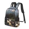 Airplane On Lake Print Backpack Laptop Bags Lightweight Unisex Daypacks For Outdoor Travel Work view 2