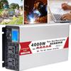 Pure Sine Wave Inverter 4KW5KW6KW8KW Voltage Inverter DC12V24V48V60V to AC110V/220V Voltage Transformer Solar Power Inverter LED Converter,Suitable for Cars, Trucks, Solar Energy (24Vto110V,4000W) view 1