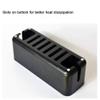 2 Pieces Cable Management Box|Cord Organizer Box| Hide and Conceal Power Strips and Electrical Cords from TVs, Computers, and Desks (Black 2PCS) view 4
