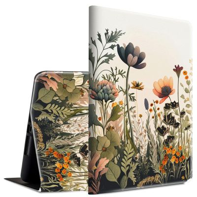 BFSEROBJ for Kindle Scribe Case Lightweight Smart Case PU Leather Adjustable Stand Protective Cover with Auto Wake/Sleep Cover for Kindle Scribe 10.2 inch 2022/2024 - Floral Flowers