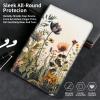 BFSEROBJ for Kindle Scribe Case Lightweight Smart Case PU Leather Adjustable Stand Protective Cover with Auto Wake/Sleep Cover for Kindle Scribe 10.2 inch 2022/2024 - Floral Flowers view 4