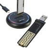 M2 USB Adapter+ M.2 to USB Docking Station for NVMe SSD view 1