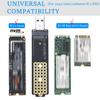 M2 USB Adapter+ M.2 to USB Docking Station for NVMe SSD view 3