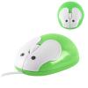 Samudgate Cute Wired Mouse, Small Rabbit Shape USB Wired 1600 DPI Optical Mice Computer Mouse, Portable Corded Mice for Travel, Office, Home, Laptop, Computer (Green) view 1