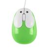 Samudgate Cute Wired Mouse, Small Rabbit Shape USB Wired 1600 DPI Optical Mice Computer Mouse, Portable Corded Mice for Travel, Office, Home, Laptop, Computer (Green) view 2