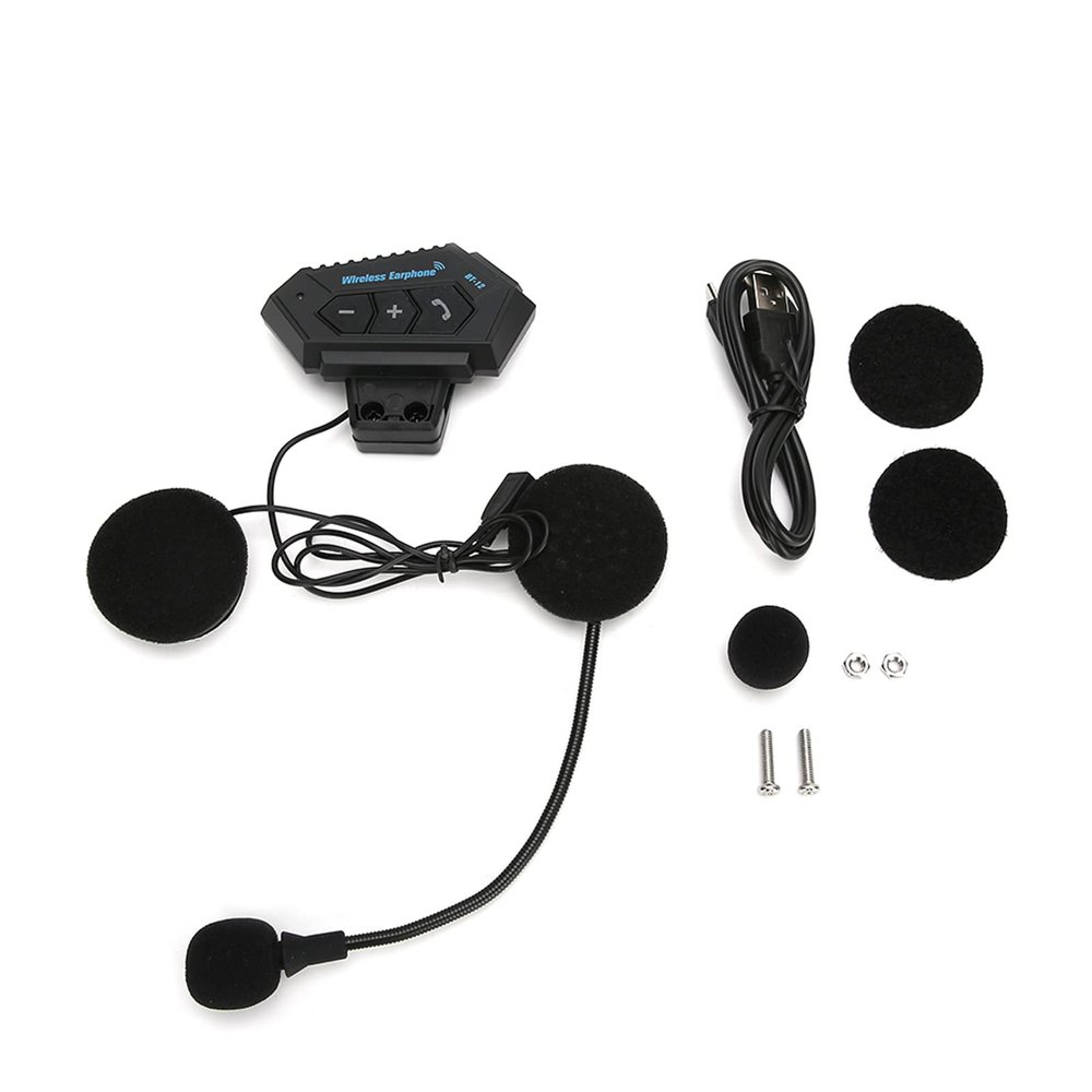 NDNCZDHC Motorcycle Helmet Headphone Bluetooth 4.1 EDR CSR8635 Noise Reduction Riding Hands Free Headset