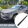 X AUTOHAUX DC 12V 8.27 Inch Flexible Rubber Antenna for Jeep Cherokee 2019-2021 for Optimized FM/AM Radio Signal Aerial Reception Black view 2