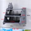 BinOxy Cord Management Box Punch-Free Wall-Mounted Set-top Box Shelf Wireless Router Storage Box Solid Wood WiFi Shelf Socket Cover Box Cable Box view 3