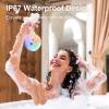 EBODA Bluetooth Shower Speaker, IP67 Waterproof Portable Speakers, Floating, TF Card, Small Outdoor Speaker with LED Light, True Wireless Stereo for Bike, Beach, Paddle Board, Kayak, Pool, Gifts view 2
