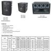 multicomp PRO 12'' PA/DJ Speaker Subwoofer 600W, 25Hz-800Hz, 8 Ohm, Heavy-Duty MDF cabinets view 2