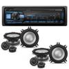 Alpine UTE-73BT Mech-Less Digital Bluetooth Media Receiver with 2 Pairs Alpine S2-S40C Type S 4" Component Speakers view 1