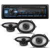 Alpine UTE-73BT Mech-Less Digital Bluetooth Media Receiver with 2 Pairs Alpine S2-S68 Type S 6x8 Coax Speakers view 1
