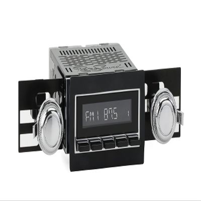 RetroRadio Compatible with 1969-73 Opel GT Features Include Bluetooth, USB, AM/FM HCB-M2-250-03P-73PO