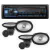 Alpine UTE-73BT Mech-Less Digital Bluetooth Media Receiver with 2 Pairs Alpine S2-S69C Type S 6x9 Component Speakers view 1
