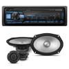 Alpine UTE-73BT Mech-Less Digital Bluetooth Media Receiver with 1 Pair Alpine S2-S69C Type S 6x9 Component Speakers view 1