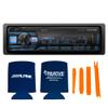 Alpine UTE-73BT Mech-Less Digital Bluetooth Media Receiver with 1 Pair Alpine S2-S69C Type S 6x9 Component Speakers view 2
