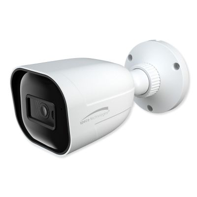 Speco O4B9 4MP H.265 IP Bullet Camera with Advanced Analytics and Junction Box, 2.8mm Fixed Lens