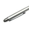 BoxWave Stylus Pen Compatible with Epson EcoTank Pro ET-16650 - DualTip Capacitive Stylus, Fiber Tip Disc Tip Capacitive Stylus Pen - Metallic Silver view 3