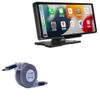 BoxWave Cable Compatible with LYTDZ-CA Portable Car Radio (9.3 in) - miniSync - USB-A to USB Type-C, Retractable Cable 5 Pre-Set Lengths Avoid Tangles view 1