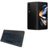 BoxWave Keyboard Compatible with Samsung Galaxy Z Fold 5 - SlimKeys Bluetooth Keyboard - with Backlight, Portable Slim LED 7 Colors - Jet Black view 1
