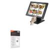BoxWave Screen Protector Compatible with DNYSYSJ Monitor with Multi-Position POS Stand (17 in) - ClearTouch Anti-Glare (2-Pack), Anti-Fingerprint Matte Film Skin view 1