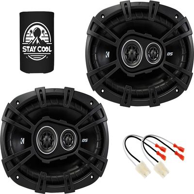 KICKER Speakers 6x9 inch for Nissan Frontier 2005-2013 Upgrade Kit - Pair of DS Series with Harness, Car Audio Front Door Speaker DSC6930, 43DSC69304