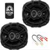 KICKER Speakers 6x9 inch for Nissan Frontier 2005-2013 Upgrade Kit - Pair of DS Series with Harness, Car Audio Front Door Speaker DSC6930, 43DSC69304 view 1