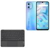 BoxWave Keyboard Compatible with Umidigi A13S - SlimKeys Bluetooth Keyboard with Trackpad, Portable Slim TouchPad - Jet Black view 1