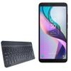 BoxWave Keyboard Compatible with TCL Ion X - SlimKeys Bluetooth Keyboard, Portable Thin with Chiclet-Style Keys - Jet Black view 1