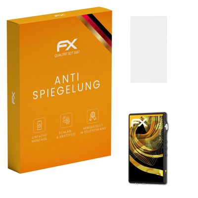 atFoliX Screen Protector compatible with iBasso DX170 Screen Protection Film, anti-reflective and shock-absorbing FX Protector Film (3X)