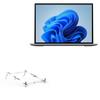 BoxWave Stand and Mount Compatible with Alldocube GT Book 13 - Pocket Aluminum Stand 3-in-1, Portable Multi Angle Viewing Riser - Metallic Silver view 1