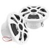 Timpano 6.5 Marine Speakers 450 Watt Per Pair TPT-CX6MW-4 Coaxial 2 Way Waterproof Speakers, 1 Pair, White, Weather Resistant Marine Speakers 6.5 Inch for Boat, ATV or RV Speakers, Bocinas Marinas view 1