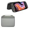 BoxWave Case Compatible with OneXPlayer One-Netbook 4S - Hard Shell Briefcase, Slim Messenger Bag Briefcase Cover Side Pockets - Pewter view 1