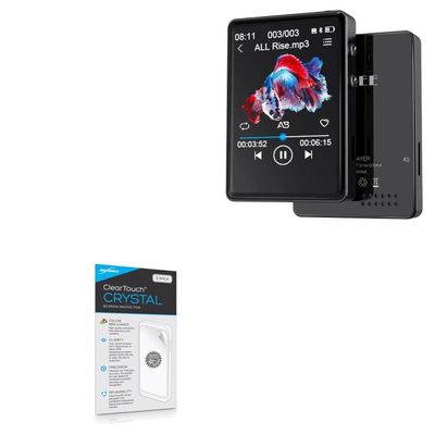BoxWave Screen Protector Compatible with QNGEE S7 Portable MP3 Player - ClearTouch Crystal (2-Pack), HD Film Skin - Shields from Scratches