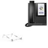 BoxWave Stand and Mount Compatible with Poly CCX 505 - Pocket Aluminum Stand 3-in-1, Portable Multi Angle Viewing Riser - Metallic Silver view 1