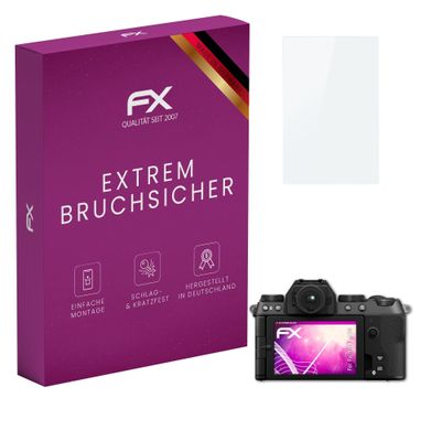 atFoliX Plastic Glass Protective Film compatible with Fujifilm X-S20, 9H Hybrid-Glass FX Screen Protector