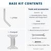 Waveform Ultrapole: The Universal Antenna Mount | 33 J Pole Mount for Roofs and Walls | Mast for Starlink, TV, Signal Booster & Yagi Antennas | Base + Extension Kit view 4