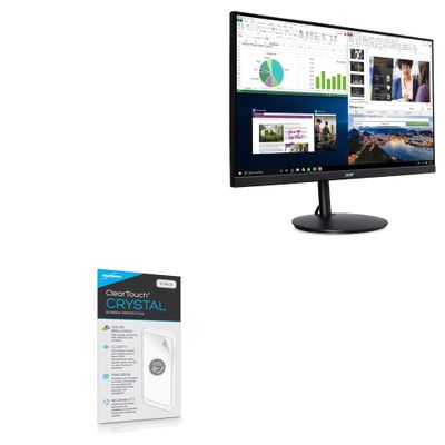 BoxWave Screen Protector Compatible with Acer SB272 EBI (27") - ClearTouch Crystal (2-Pack), HD Film Skin - Shields from Scratches