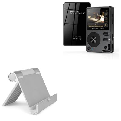 BoxWave Stand and Mount Compatible with HiFi Walker H2 (2") - VersaView Aluminum Stand, Portable, Multi Angle Viewing Sturdy