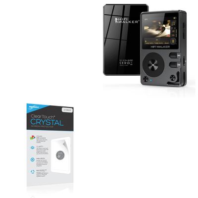 BoxWave Screen Protector Compatible with HiFi Walker H2 (2") - ClearTouch Crystal (2-Pack), HD Film Skin - Shields from Scratches