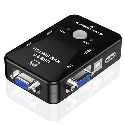 Gatuida USB Box for Computer Video Converter with Simple Button Design for Security
