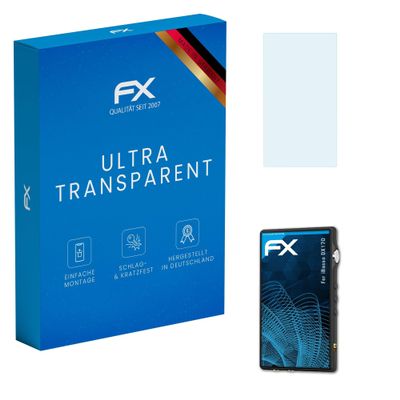 atFoliX Screen Protection Film compatible with iBasso DX170 Screen Protector, ultra-clear FX Protective Film (3X)