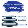 Carbon Fiber - RSA Token Holder - Single 1-3 Card Slots (3 Card Slots) view 2
