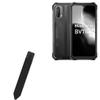BoxWave Stylus Pouch Compatible with Blackview BV 7100 - Stylus PortaPouch, Pen Stylii Holder Carrier Portable Self-Adhesive - Jet Black view 1