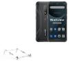 BoxWave Stand and Mount Compatible with Blackview NV5200 Pro - Pocket Aluminum Stand 3-in-1, Portable Multi Angle Viewing Riser - Metallic Silver view 1