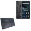 BoxWave Keyboard Compatible with Blackview NV5200 Pro - SlimKeys Bluetooth Keyboard, Portable Thin with Chiclet-Style Keys - Jet Black view 1
