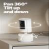 Ring Pan-Tilt Indoor Cam (newest model), See all around your home or business with 360 pan coverage, HD video, plus Two-Way Talk, White view 2