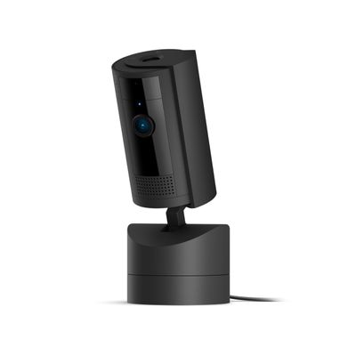 Ring Pan-Tilt Indoor Cam (newest model) See all around your home or business with 360 pan coverage, HD video, plus Two-Way Talk (2024 release), Black