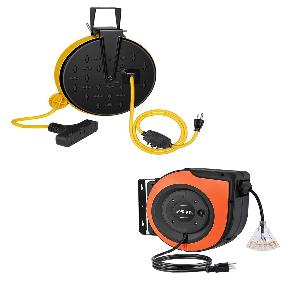 DEWENWILS Retractable Extension Cord Reel