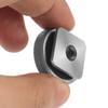 NovelGoal Single Layer Thread Screw 1/4" to 3/8" Female to Male Mount Adapter Tripod Plate Screw Mount for Camera Flash Tripod Mic (Silver) view 2